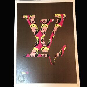 Death NYC - Louis Vuitton Marilyn Andy  - Ltd Ed - Original Signed # Print